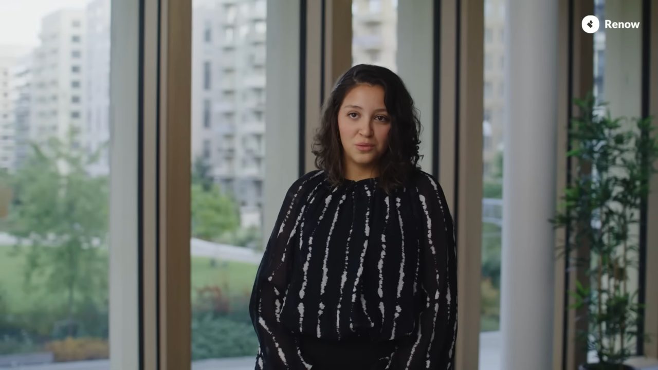 Speaker in the CDON x Renow case video